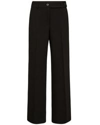 co'couture - Broeken ,Zwart ,Wijde Zwarte Broek New Volacc - Lyst