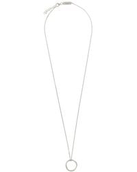 Maison Margiela - Logo Ring Pendant Necklace - Lyst