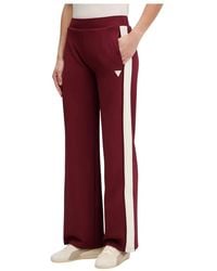 Guess - Broeken ,Bruin ,Polyester Marlene Trainingsbroeken - Lyst