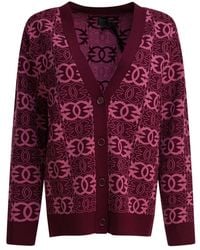Pinko - Bordeaux Strickware Aw25 Stilvoll Bequem - Lyst