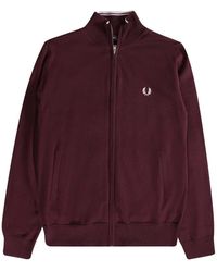 Fred Perry - Authentic Classic Zip Through Cardigan Boraux - Lyst
