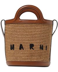 Marni - Tropicalia mini bucket bolso de hombro - Lyst