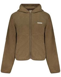 Guess - Jassen ,Bruin ,Polyester Polyester Sweatshirt - Lyst