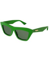 Bottega Veneta - Gafas de sol verdes bv 1121s - Lyst