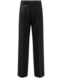Vince - Broeken ,Zwart ,Wol Wool Classic Pant - Lyst