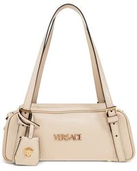 Versace - Tassen ,Leer Tag Nappa Bowlingtas - Lyst