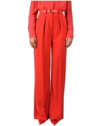 Elisabetta Franchi - Wide Trousers - Lyst