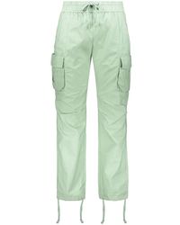 John Elliott - Broeken ,Groen ,Katoen Cargo Katoenen Broek Elastische Taille - Lyst