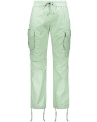 John Elliott - Broeken ,Groen ,Katoen Cargo Katoenen Broek Elastische Taille - Lyst