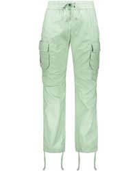 John Elliott - Broeken ,Groen ,Katoen Cargo Katoenen Broek Elastische Taille - Lyst