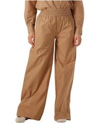 RUBY TUESDAY - Broeken ,Bruine Wijde Pijpen Broek Ibet - Lyst