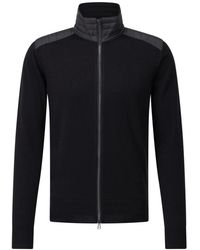 Belstaff - Jassen ,Zwart ,Quilted Shoulder Jacket Kelby - Lyst