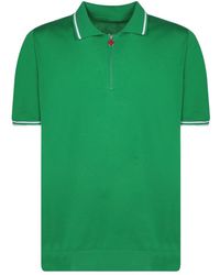 Kiton - Grüne t-shirts polos für männer - Lyst