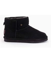 Warmbat - Schoenen ,Zwart ,Wol Comfortabele Wallaby- Winterlaarzen - Lyst