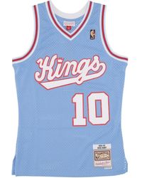 Mitchell & Ness - Fitness ,Blauw ,Polyester Nba Hwc Jersey 2004 Mike Bibby - Lyst