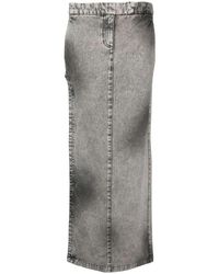 ALESSANDRO VIGILANTE - Denim Skirts - Lyst