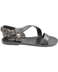 Janet & Janet - Flat Sandals - Lyst