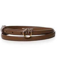 Pinko - Dünner Ledergürtel - Lyst