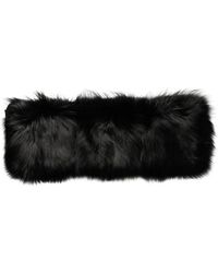 Dolce & Gabbana - Fur Shoulder Collar Wrap Shawl Scarf - Lyst
