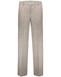 Pants with wide leg de Circolo 1901 de color Neutro pantalones de vestir y chinos de Pantalones de pernera recta Mujer Ropa de Pantalones 