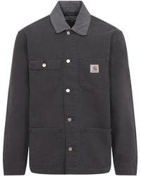 Carhartt - Jassen ,Grijs ,Katoen Michigan Coat - Lyst