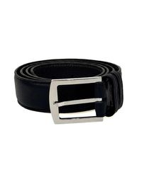 Kiton - Accessoires ,Blauw ,Leer Riem Hertenleer - Lyst