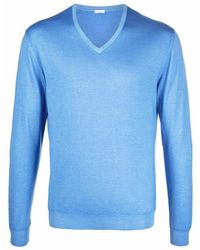 Malo V-Neck Sweater - Blau