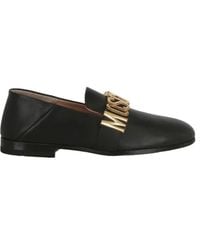 Moschino - Flache Stoff-Espadrilles - Lyst