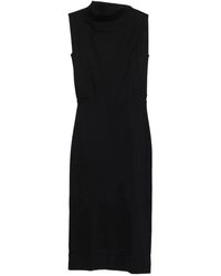 Soeur - Kleedjes ,Zwart ,Katoen Gemma Draped Dress - Lyst