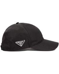 Prada - Re-Nylon Baseball Cap - Lyst