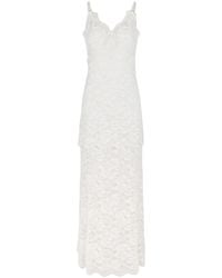 Rabanne - Elegante abito lungo avorio - Lyst