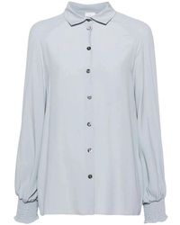 Eleventy - Blouse Met Lange Mouwen - Lyst