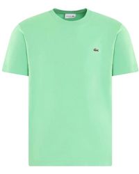 Lacoste - Groene T-Shirt Voor - Lyst