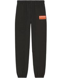 KENZO - Schwarze logo sweatpants casual komfort - Lyst