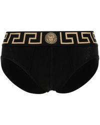 Versace - Cotton-Jersey Briefs - Lyst