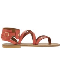 Longchamp - Flat sandals - Lyst