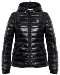 Moncler - Jassen ,Zwart ,Leer Pontaix Day-Namic Gewatteerde Dons Puffer Jas - Lyst