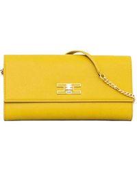 Elisabetta Franchi - Vergoldete Kette Crossbody Tasche - Lyst