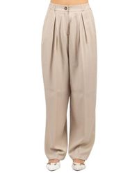 Luckylù - Wide Trousers - Lyst