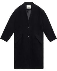 Isabel Marant - Jassen ,Zwart ,Florane Coat Jas Voor Vrouwen - Lyst