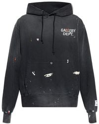 GALLERY DEPT. - Hoodies & Sweatvesten ,Grijs ,Katoen Logo Sweatshirt - Lyst
