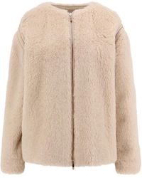 Max Mara - Faux Fur & Shearling Jackets - Lyst