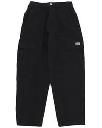 Obey - Schwarze Cargo Hose Mit Taschen - Lyst