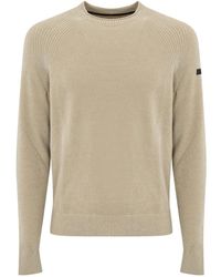 Rrd - Truien & Vesten ,Polyester Fluwelen Trui Lange Mouwen Geribbelde Details - Lyst