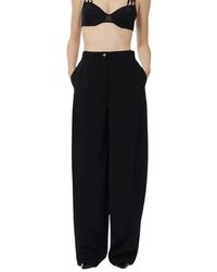 Elisabetta Franchi - Wide Trousers - Lyst