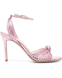 Semicouture - Pastel sandal circe,schicker circe sandale in hellgold - Lyst