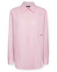 Elena Miro - Weite Hemdbluse Aus Oxford-Gewebe - Lyst