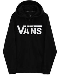 Vans - Hoodies & Sweatvesten ,Zwart ,Klieke Zip Hoodie Ii - Lyst