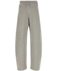 The Attico - Sweatpants Met Wijde Pijpen - Lyst