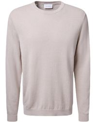 Baldessarini - Truien & Vesten ,Grijs ,Wol Strickpullover Klak - Lyst